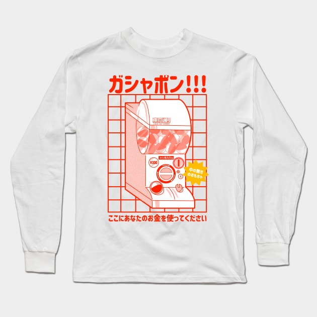 Gacha Gacha Long Sleeve T-Shirt by MoustacheRoboto